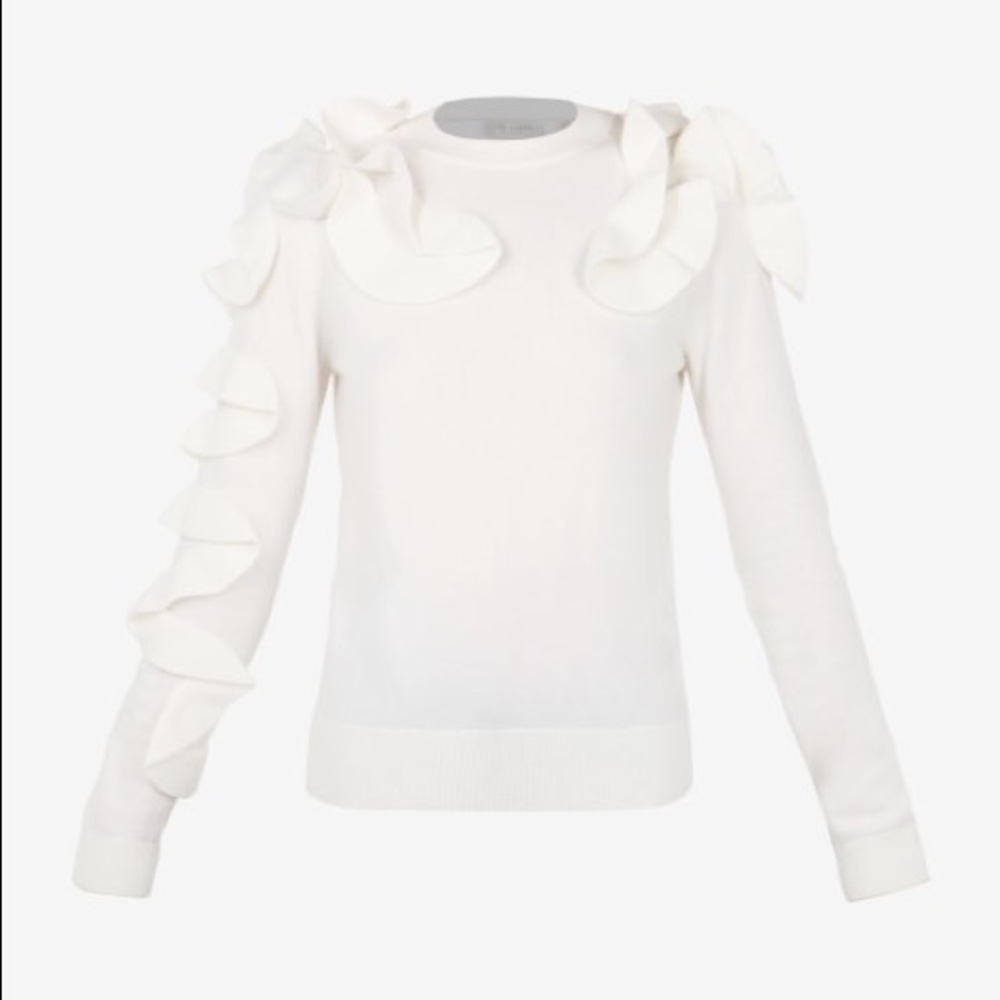 Ted Baker Ruffle Sweater - Picture 4 of 5